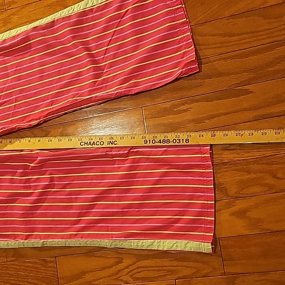 Womens QUE Pajama Pants and tank top. Pink, Mint Green, Lilac. Medium - Picture 2 of 5